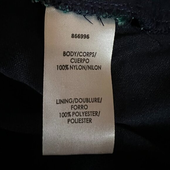 NWT JS collections Women's Green Embroidered Lined Midi Dress 4 - Picture 7 of 7